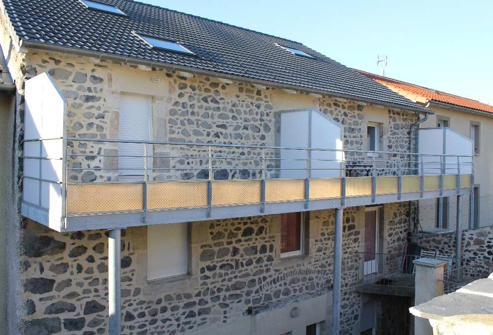 Terrasse et Garde corps en Acier galvanisé - Plancher IP